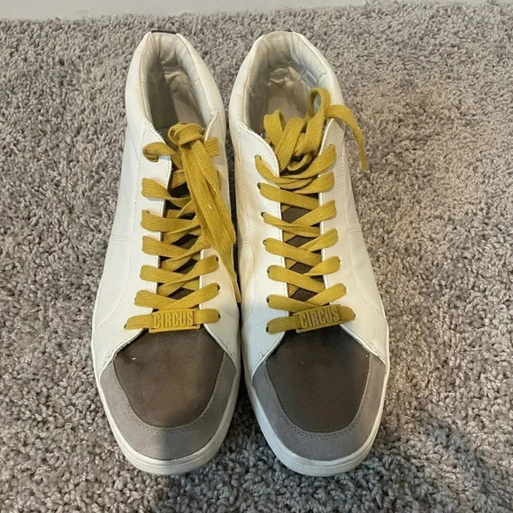 Circus by Sam Edelman Womens Deszi Design Lace up White Sneaker Size 9 - Picture 3 of 12